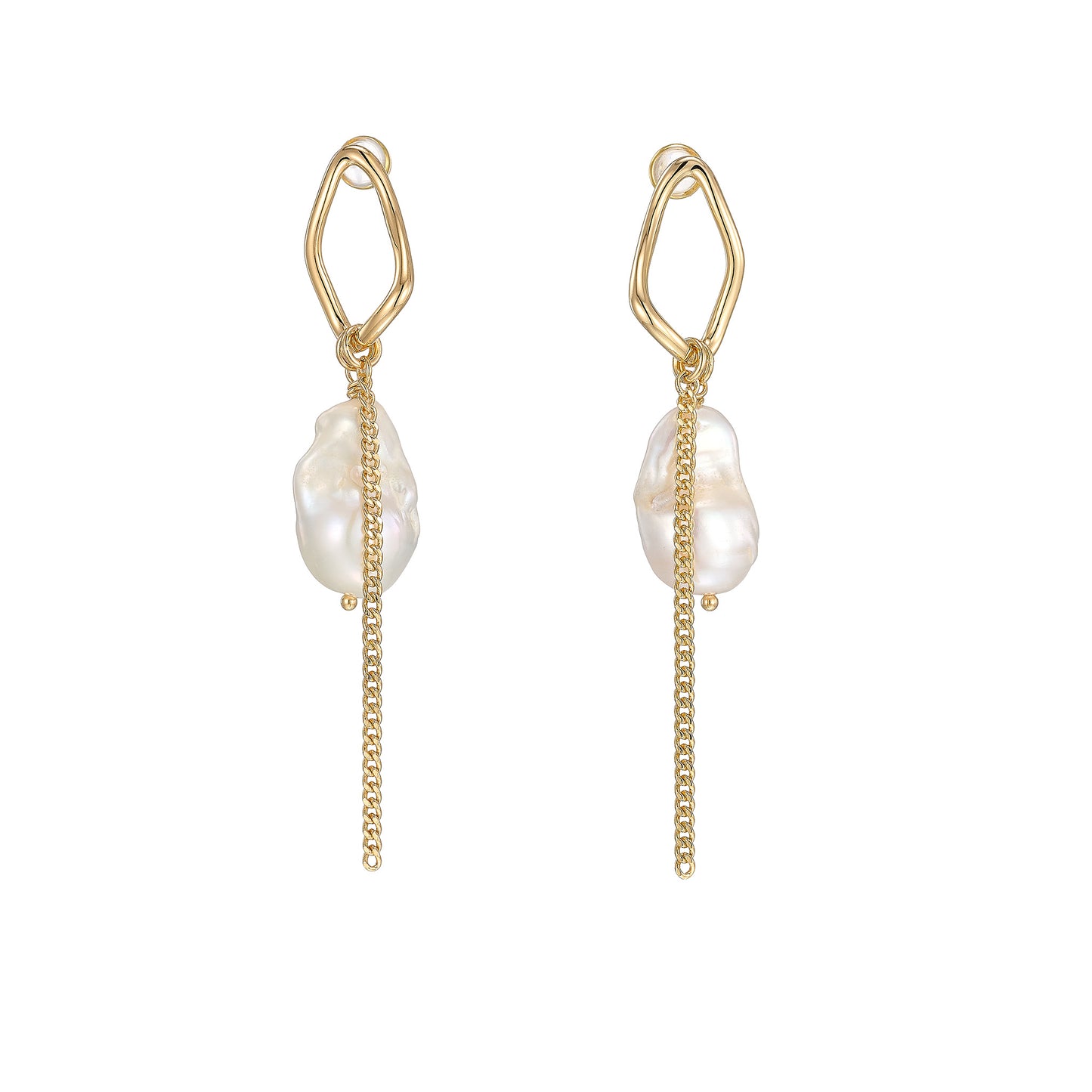 Canto Gold Earrings by Zarè