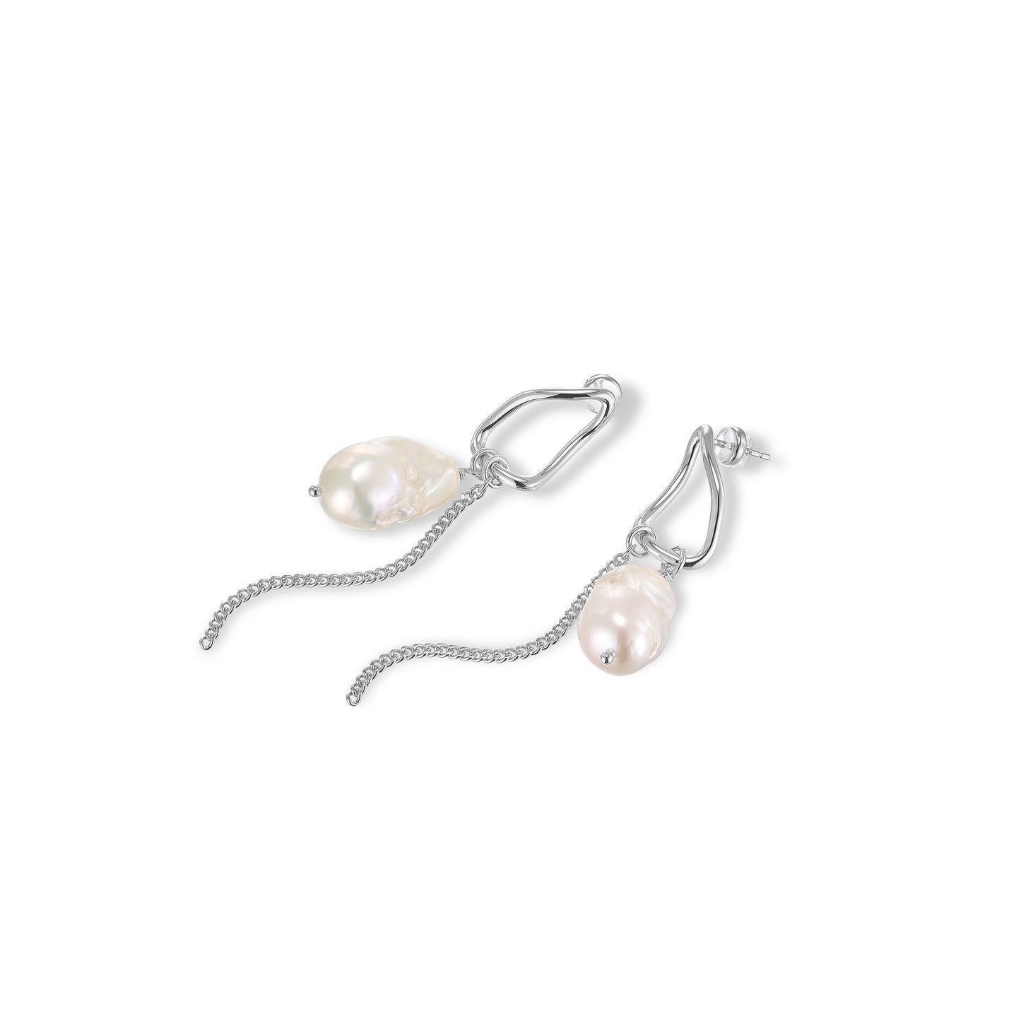 Canto Silver Earrings by Zarè