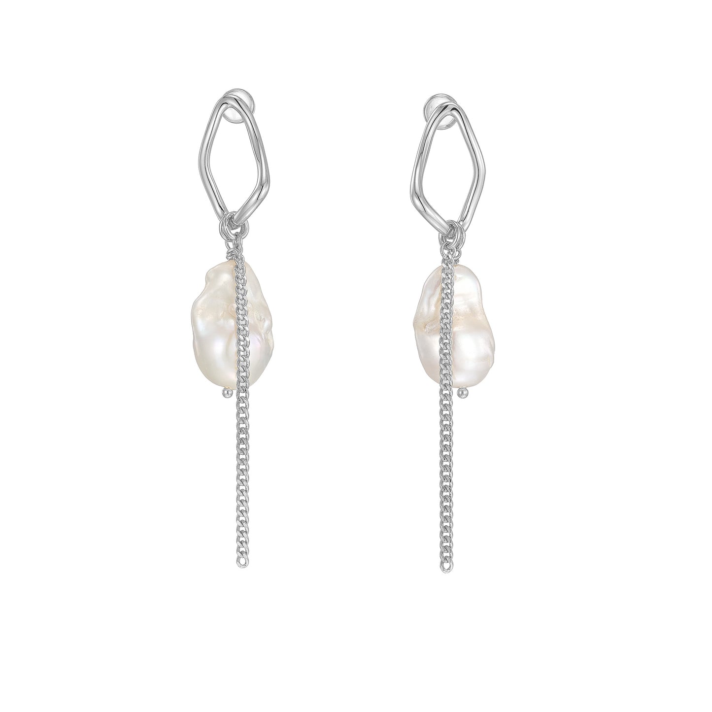 Canto Silver Earrings by Zarè