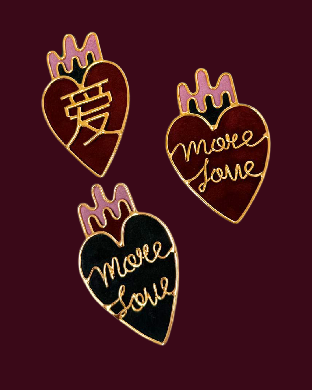 More Love Pin by Amulettos