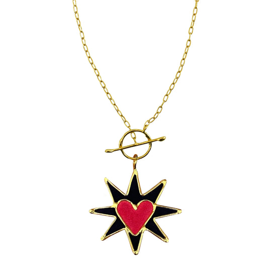 Chain Link Mini Starlove Pink Blue by Amulettos