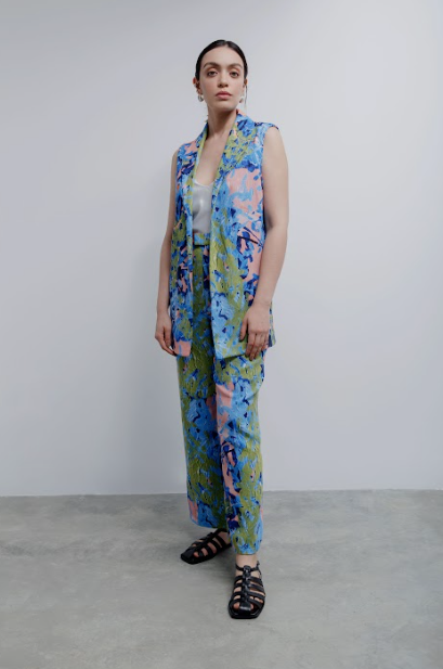 Jimena Forest Vest by Vanessa Farina