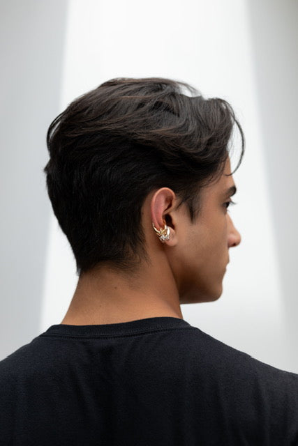 Colette Earcuff Earrings I Gold & Silver by Pieretti