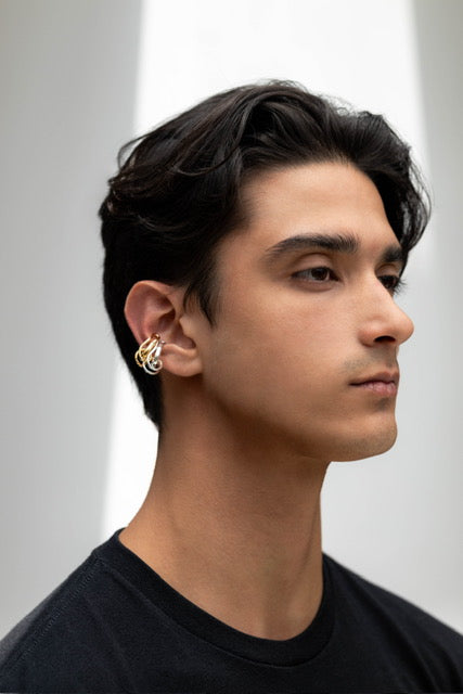Colette Earcuff Earrings I Gold & Silver by Pieretti