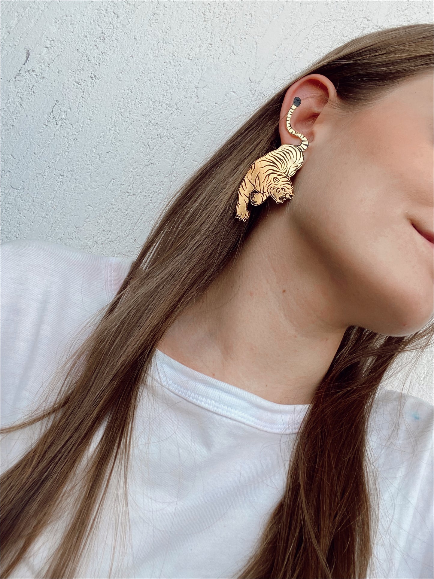 Tiger Earrings I 祝好运 Buena Suerte Good Luck I Amulettos x Zarè