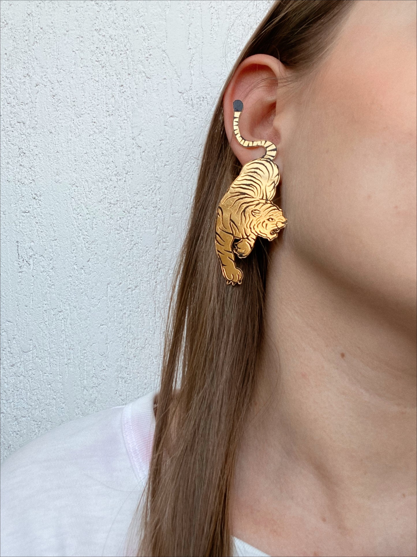 Tiger Earrings I 祝好运 Buena Suerte Good Luck I Amulettos x Zarè