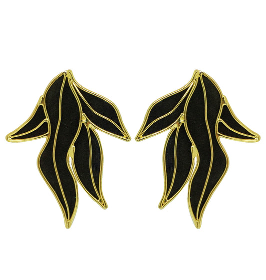Olive Leaves Earrings by Amulettos