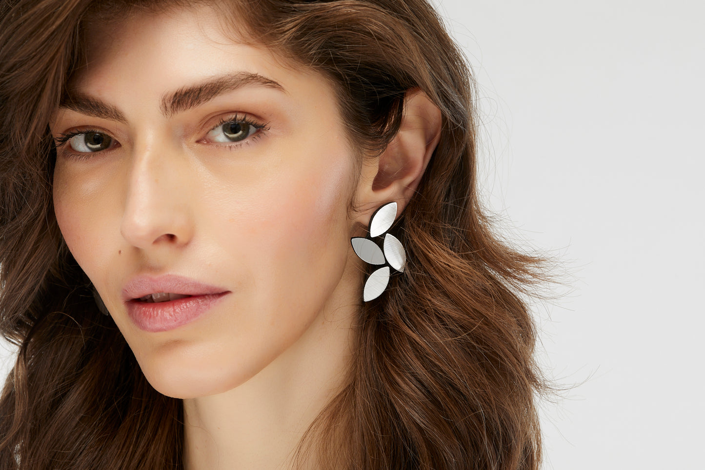 Kate Leaves Medium Earrings by Iskin Sisters