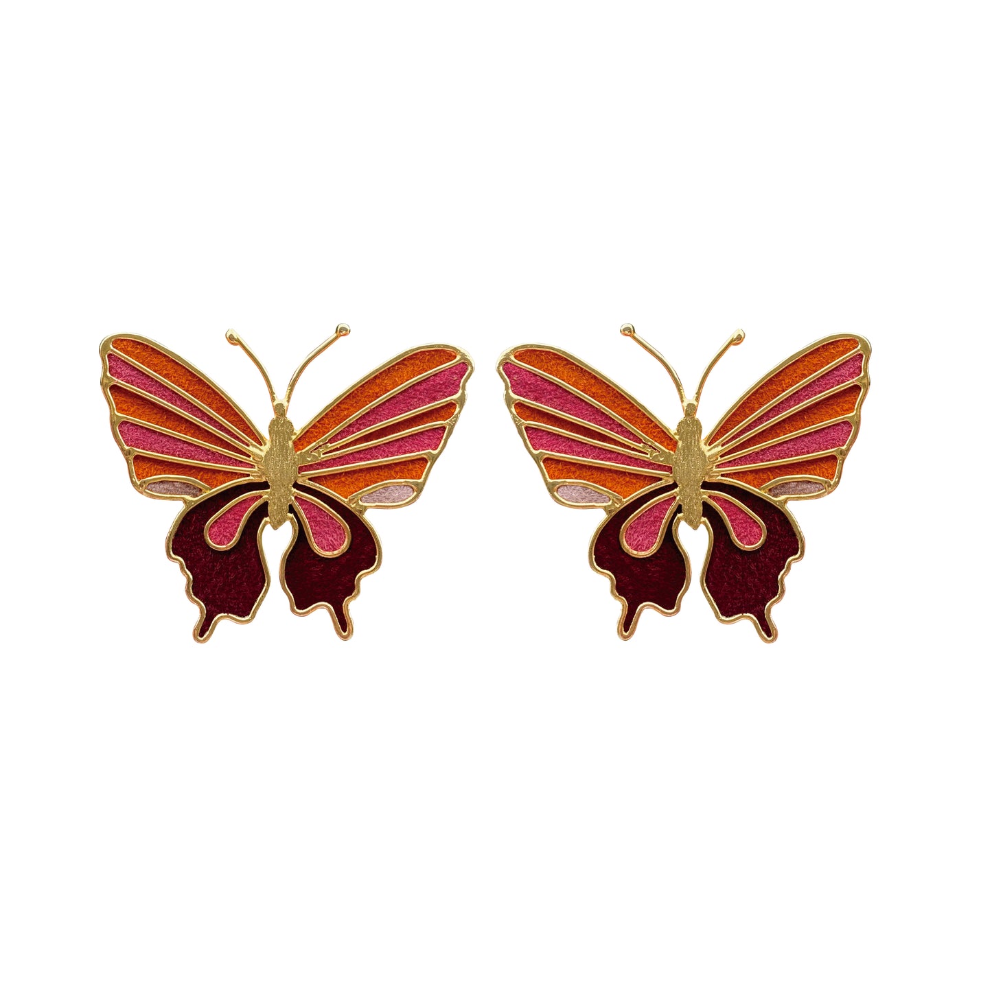 Morpho Half Earrings by Amulettos