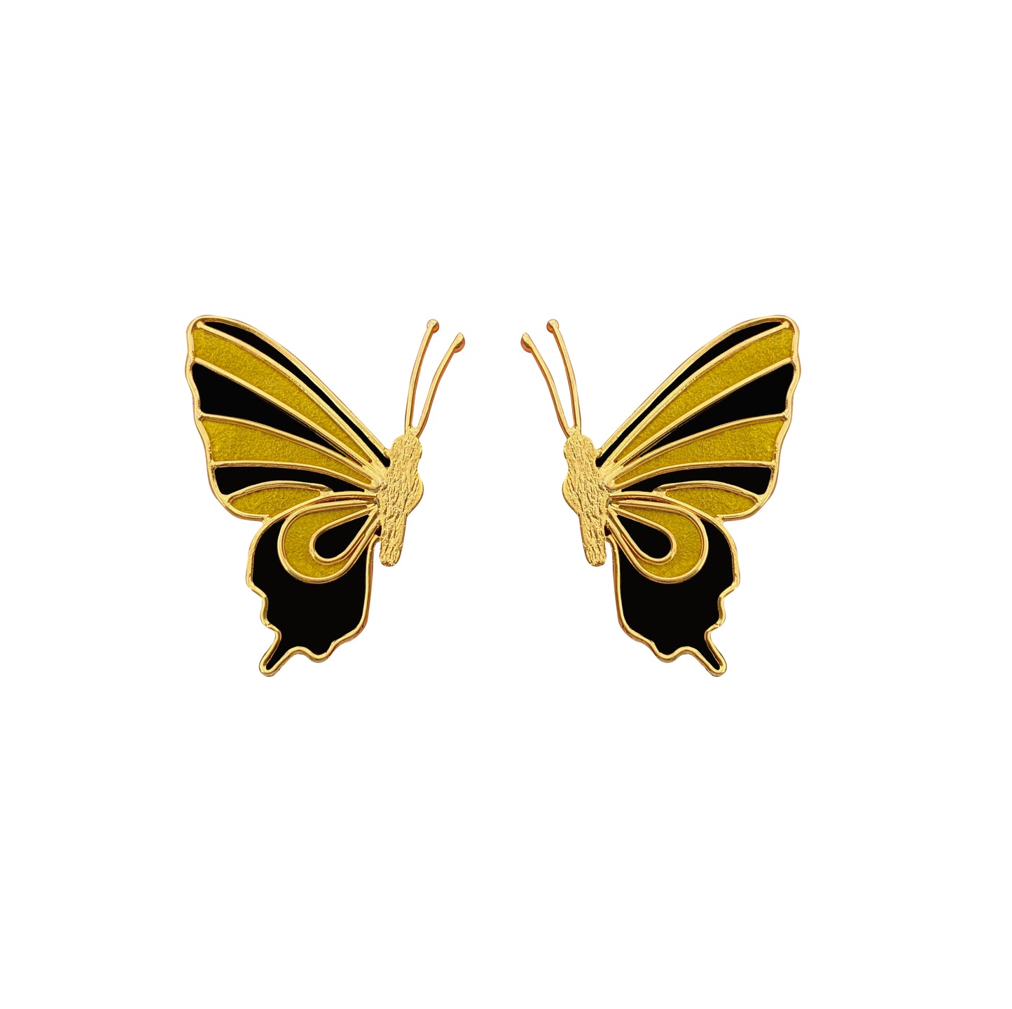 Morpho Half Earrings by Amulettos