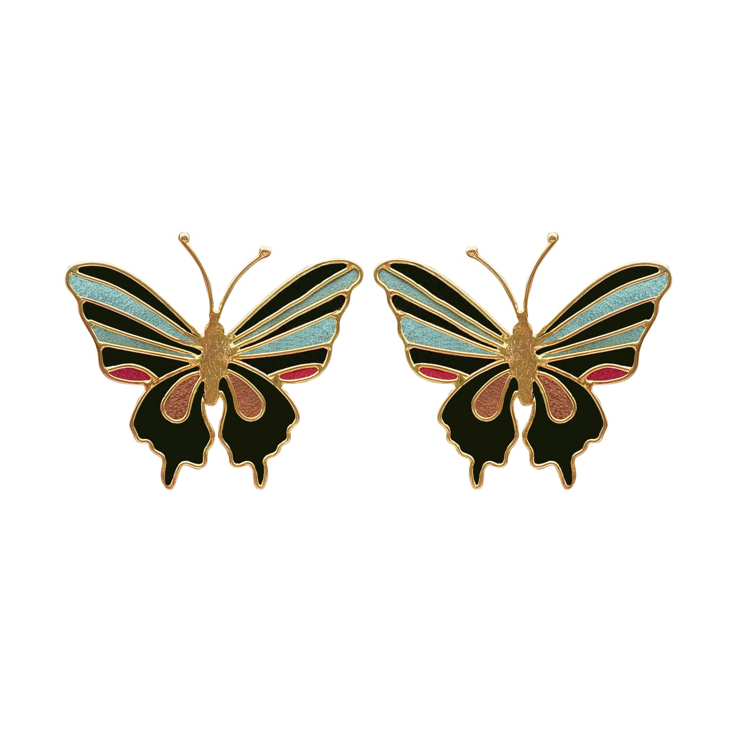 Morpho Earrings by Amulettos