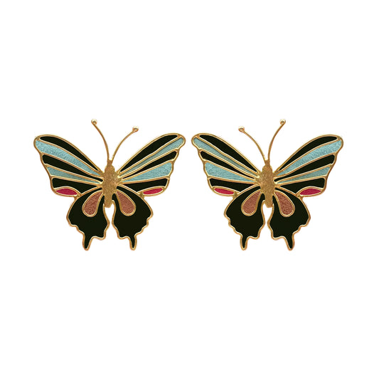 Morpho Earrings by Amulettos