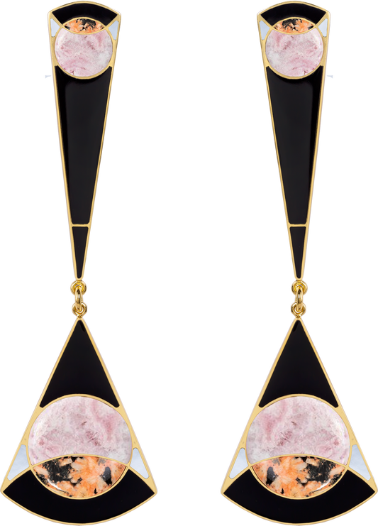 Ennio Chandelier Earrings by Monica Sordo