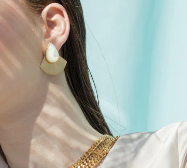 Kuda Teardrop Earrings by Rose Khbeis