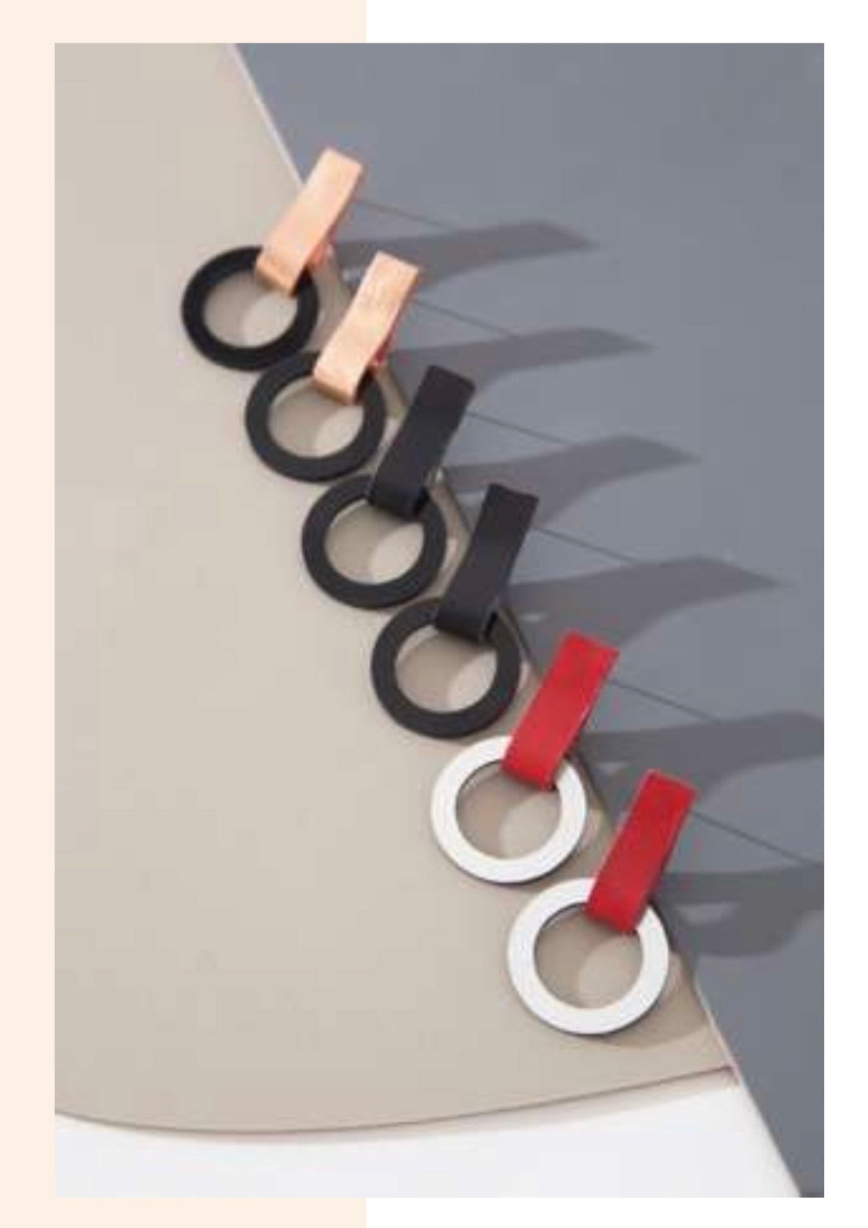 Mies Circle Small Earrings by Iskin Sisters