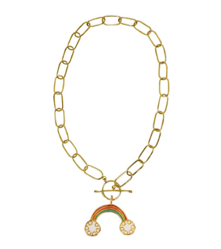 Chain Link Rainbow I Necklace by Amulettos
