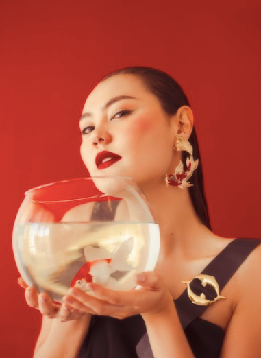 Koi Fish Earrings I 祝好运 Buena Suerte Good Luck I Amulettos x Zarè I Pre-order Yours!