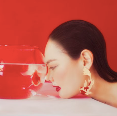 Koi Fish Earrings I 祝好运 Buena Suerte Good Luck I Amulettos x Zarè I Pre-order Yours!