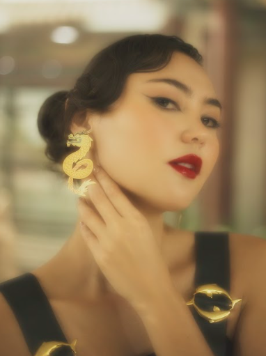 Dragon Earrings I 祝好运 Buena Suerte Good Luck I Amulettos x Zarè