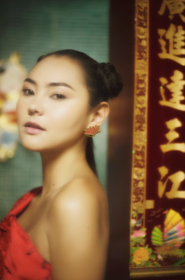 Lotus Flower Earrings I  祝好运 Buena Suerte Good Luck I Amulettos x Zarè