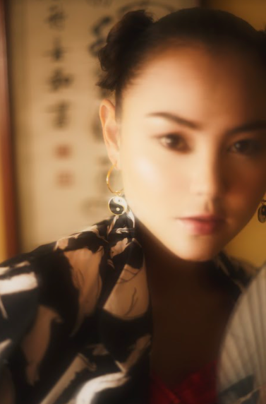 Ying Yang Hoops I Earrings I 祝好运 Buena Suerte Good Luck I Amulettos x Zarè