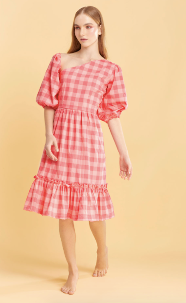 Coral Dress by Aranéa