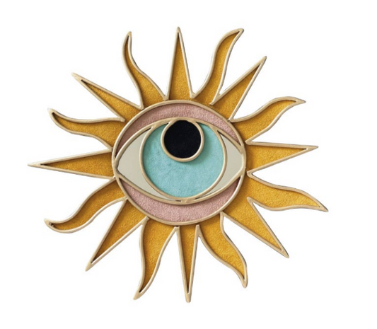 Small Eye Sun Decoration Mirror by Amulettos I Pre-order