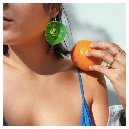 Wheel Earrings by Hola Forastera