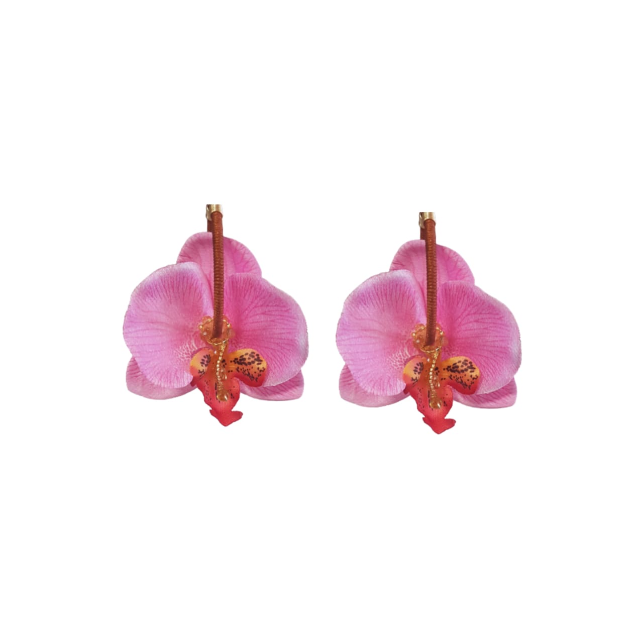 Mini Orchid Hoops I Earrings by Atalí