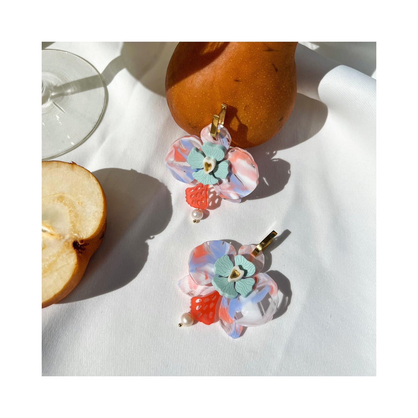 Orchid Earrings by Hola Forastera