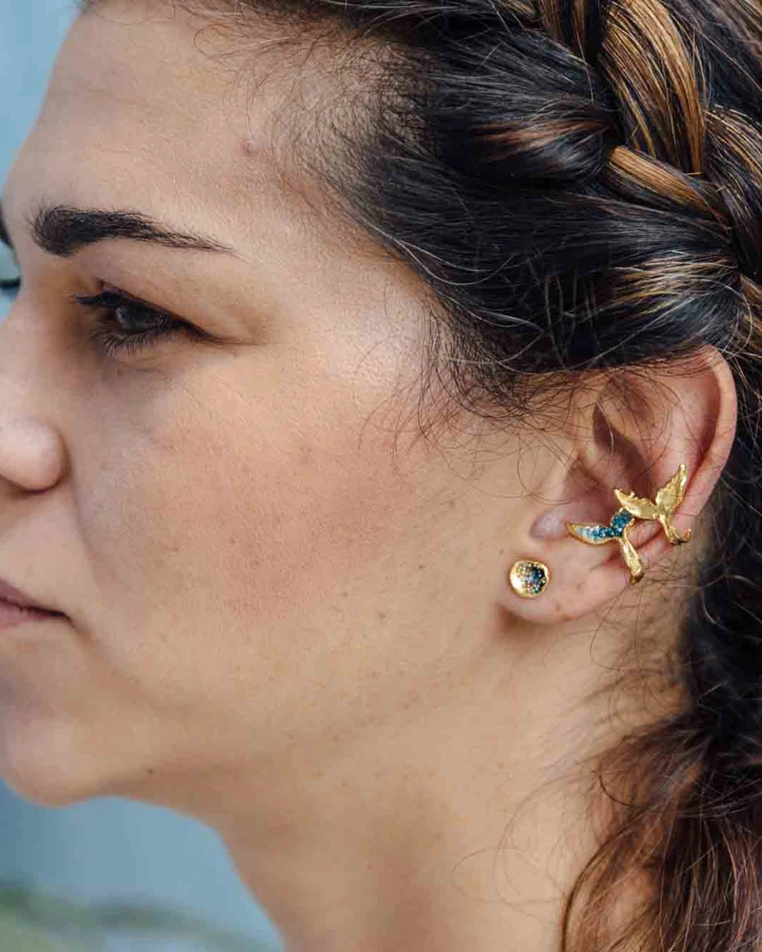 Whale Tale Earcuff I Statement Earrings