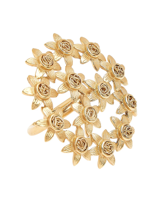 Flower Crown Ring by Daniela Millán