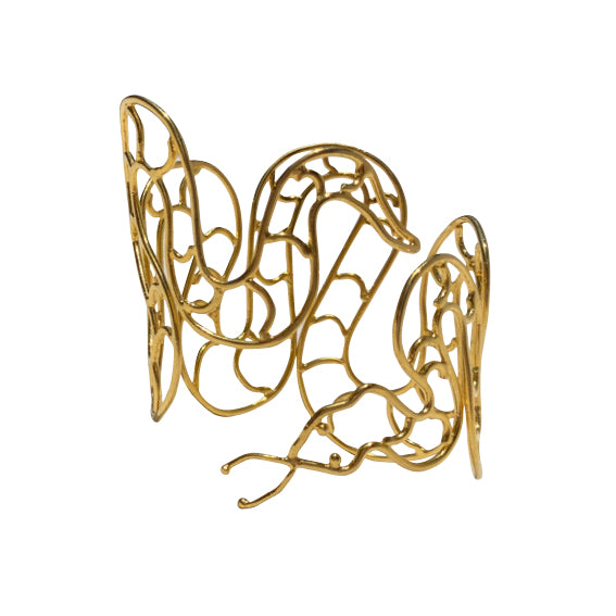 Bold Serpent Bracelet by Amulettos