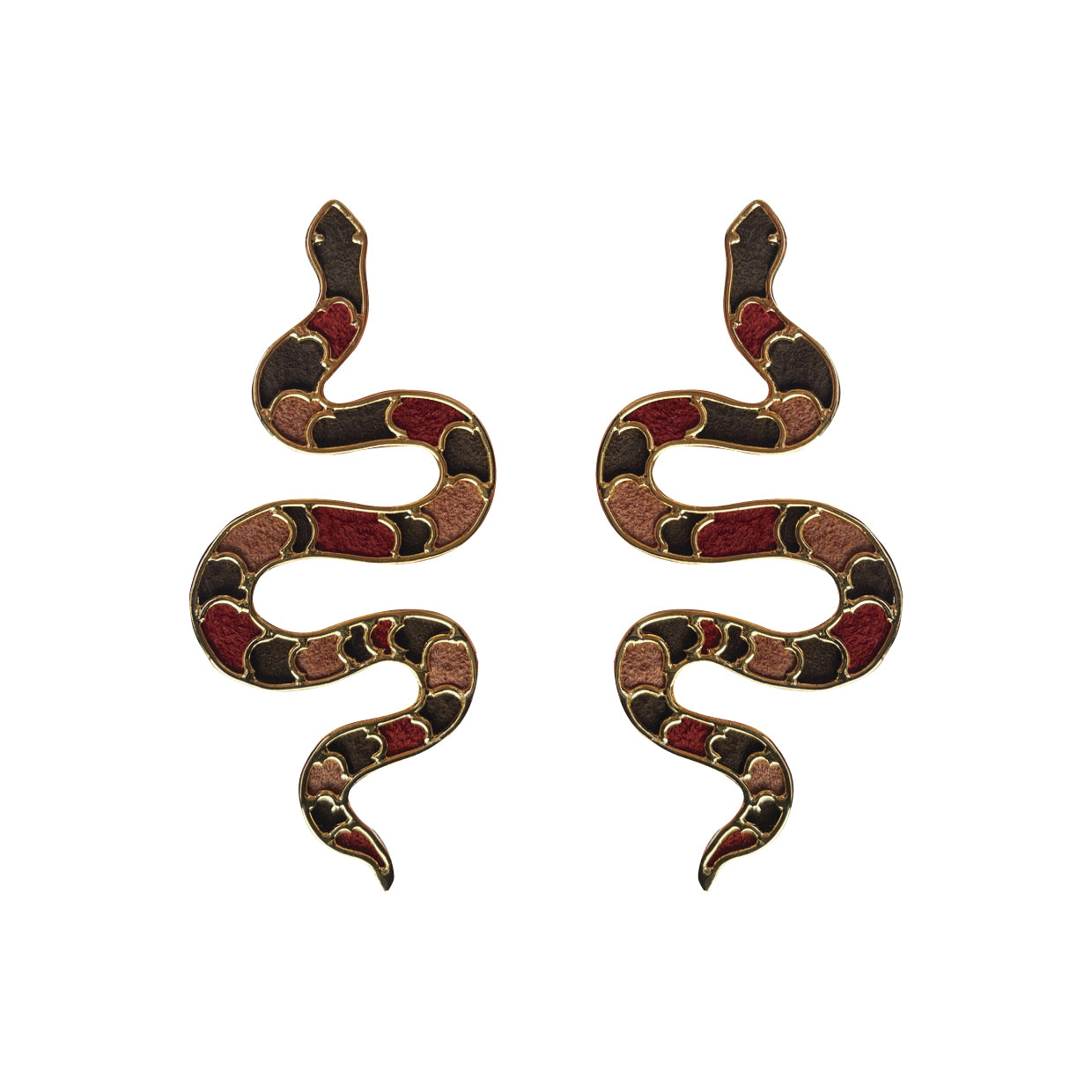 Snake Earrings by Amulettos