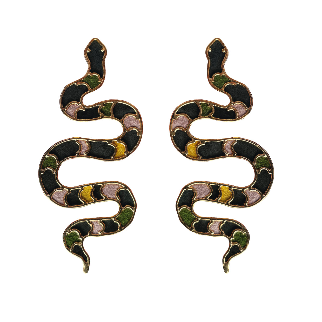 Snake Earrings by Amulettos