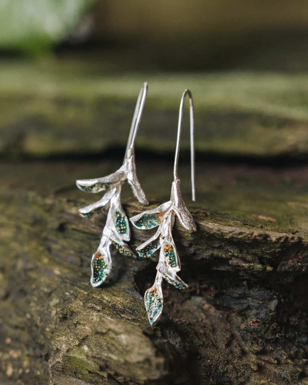 Weed Tangled Earrings