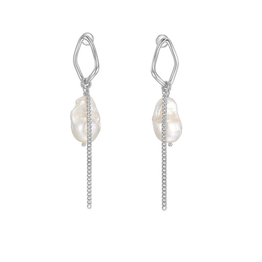 Canto Silver Earrings by Zarè