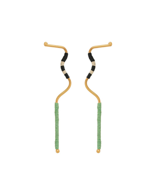 Malik Drop Earrings by Bamboleira