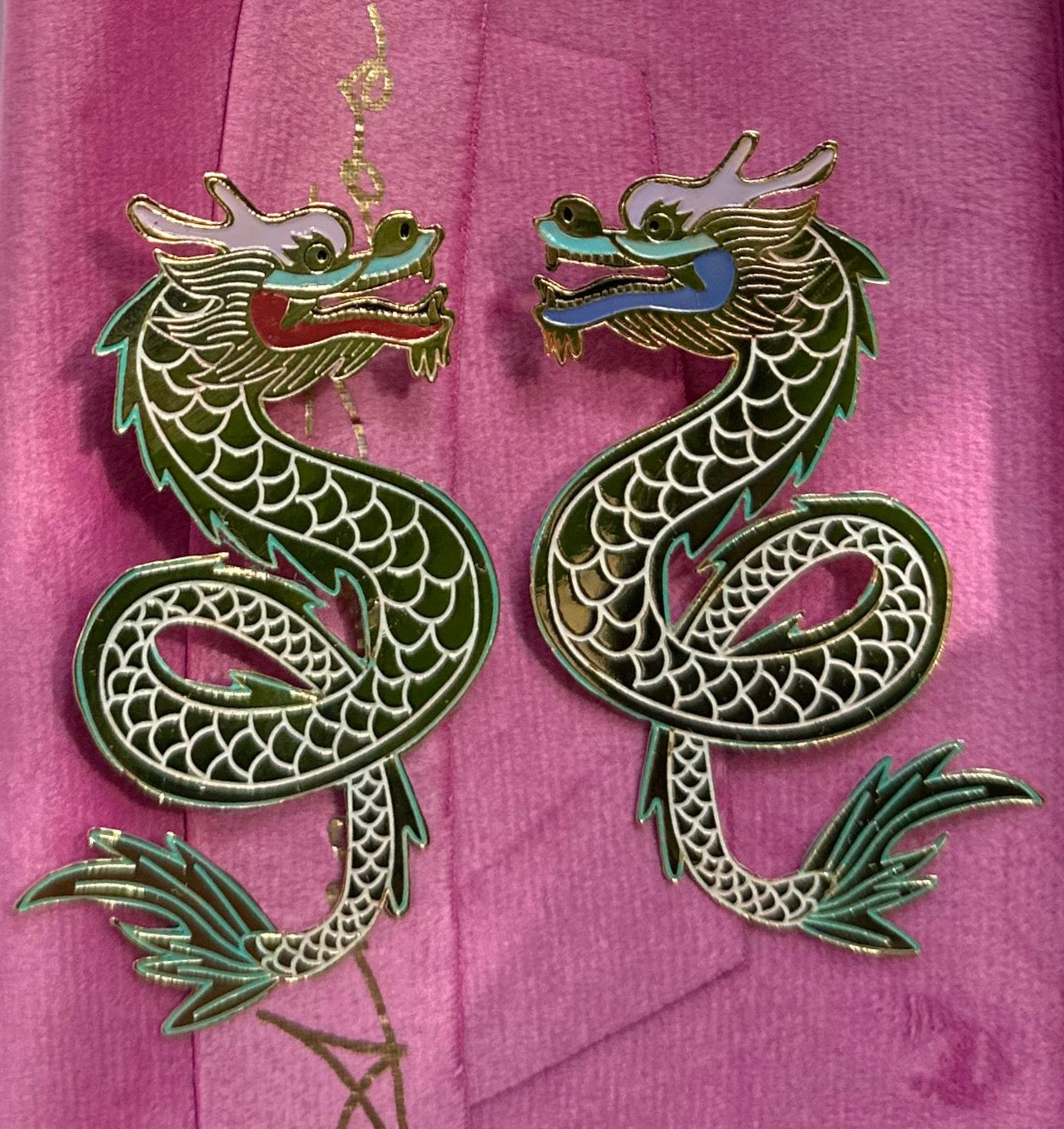 Dragon Earrings I 祝好运 Buena Suerte Good Luck I Amulettos x Zarè