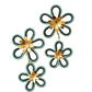 Azalea Earrings by Bamboleira