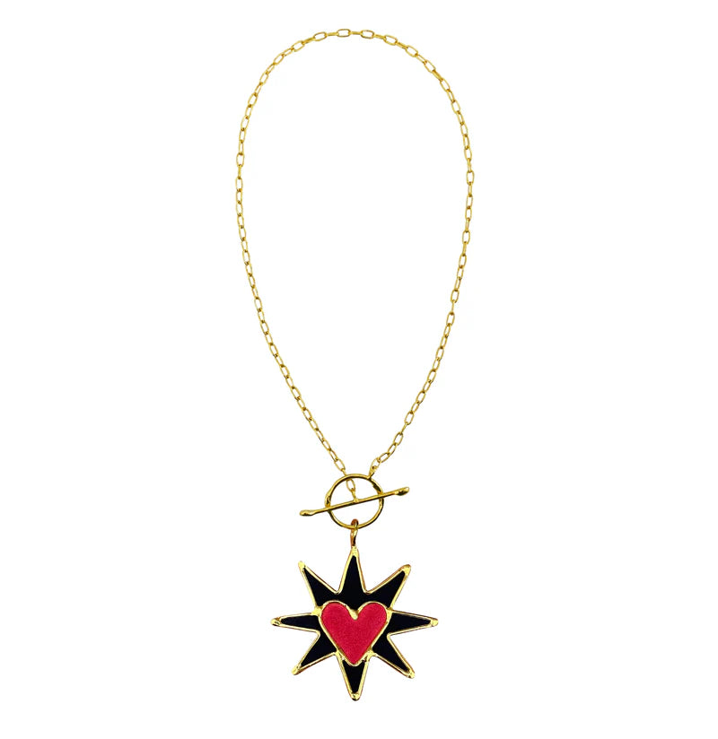 Chain Link Mini Starlove Pink Blue by Amulettos