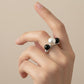 Valeria Silver Ring by Zarè
