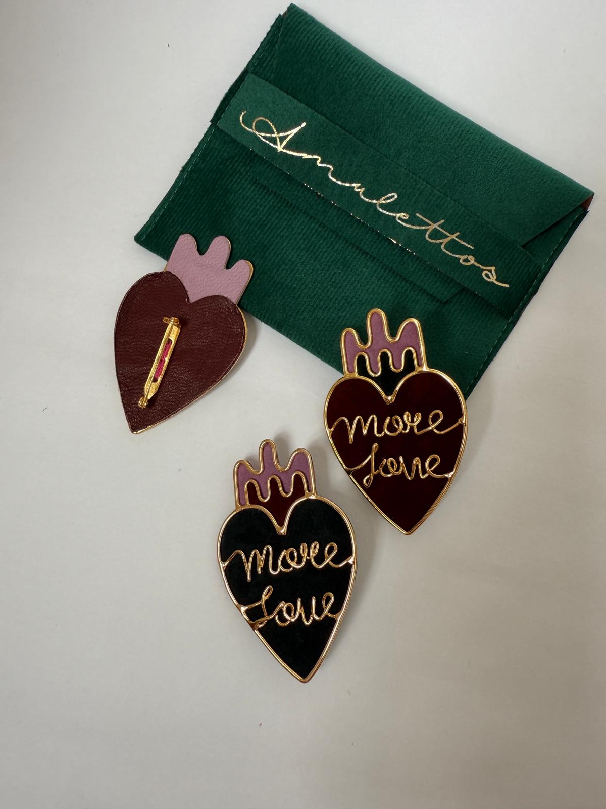 More Love Pin by Amulettos