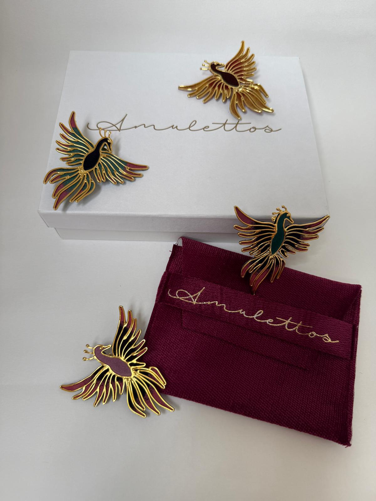 Phoenix Pin  I 祝好运 Buena Suerte Good Luck I Amulettos x Zarè