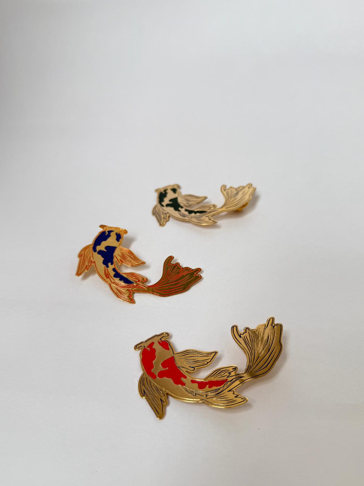 Koi Pin I 祝好运 Buena Suerte Good Luck I Amulettos x Zarè