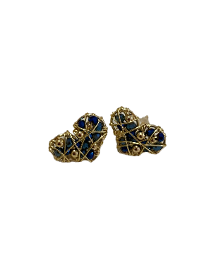Crystals Heart Earrings by Zarè