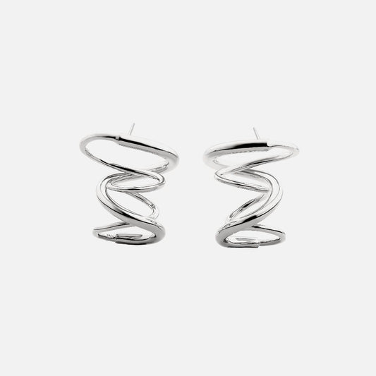 Camille Earrings I Silver & Gold by Pieretti