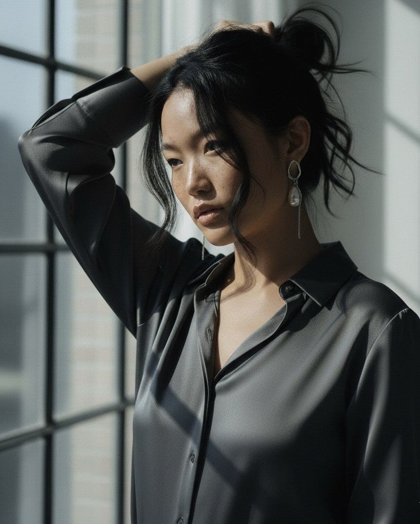 Canto Silver Earrings by Zarè