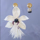Orchid Asymmetric Earrings by Atalí
