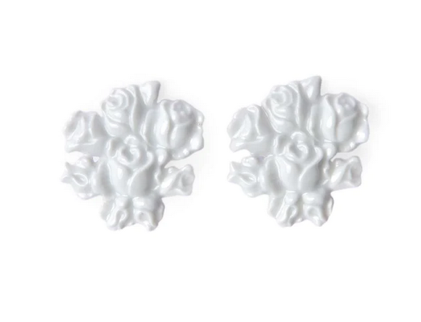 Pure Baroque Roses Earrings by Nayibe Warchausky